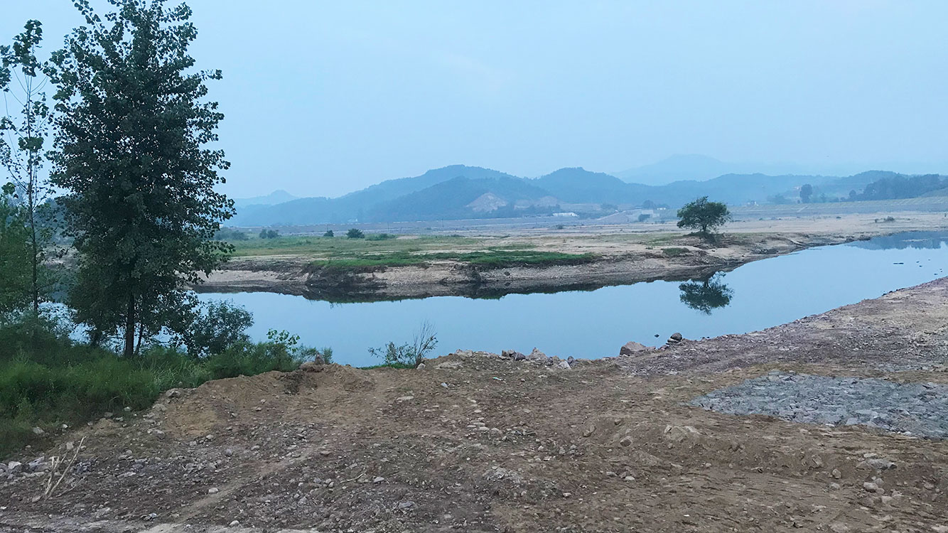 金寨|清晨探钓，小县城河道里的惊喜，男人为什么爱钓鱼？