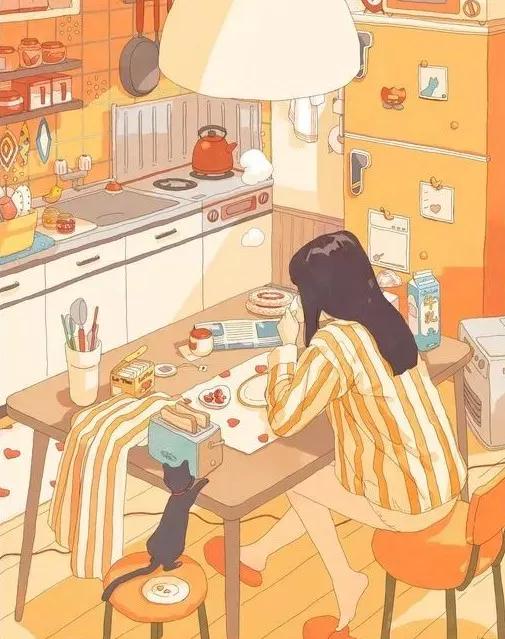 爱猫，独居，90后，她用笔画出了自己的美丽生活