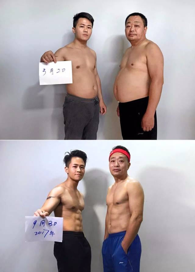 |一张一家人的减肥对比图，刷爆了朋友圈！太励志…