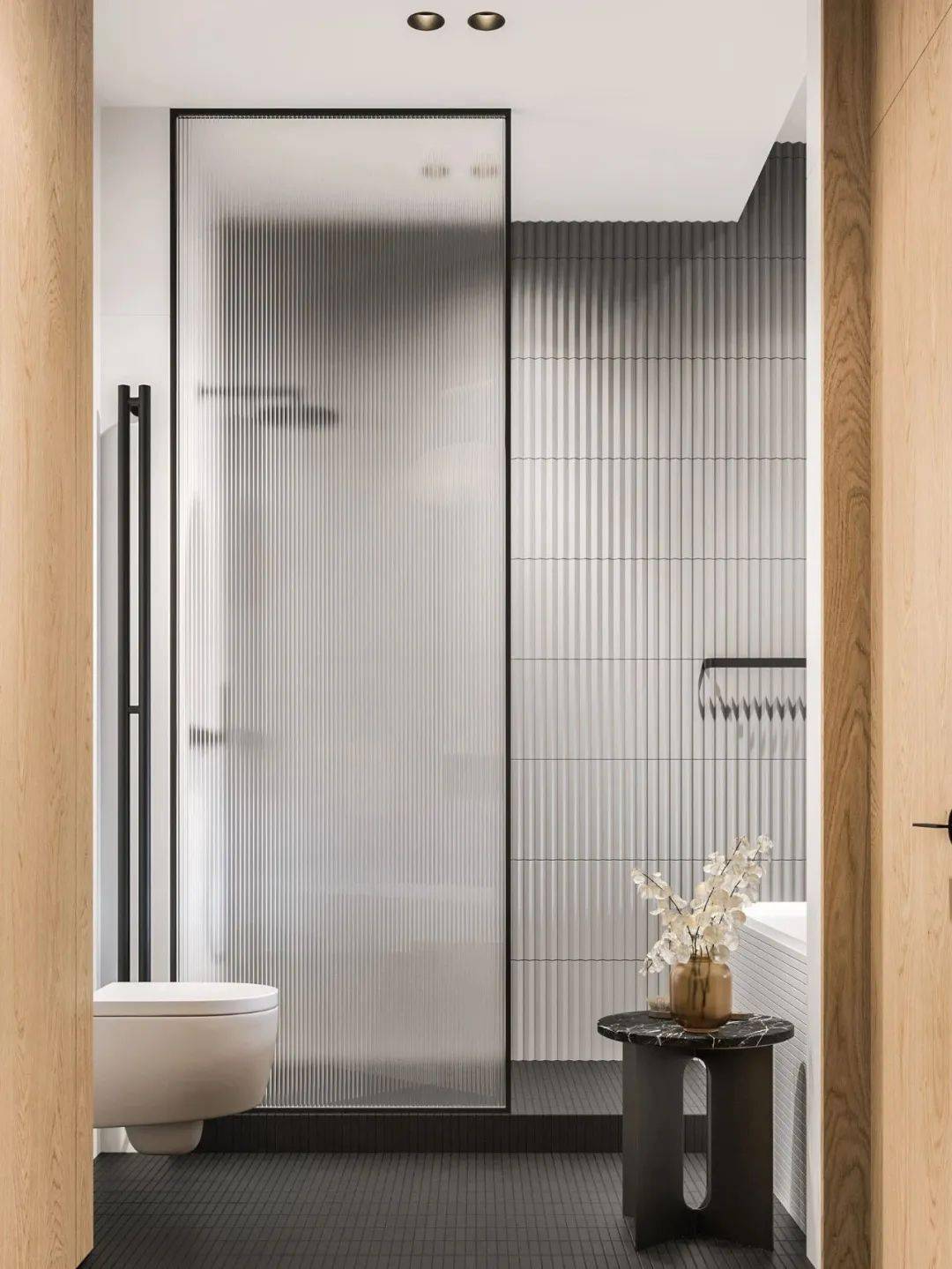 家变|放弃踢脚线原木元素，92㎡的家变得自然素净~