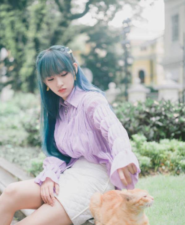 程潇■程潇胆子是真大，二次元发型不一般，上演漫画少女不在话下