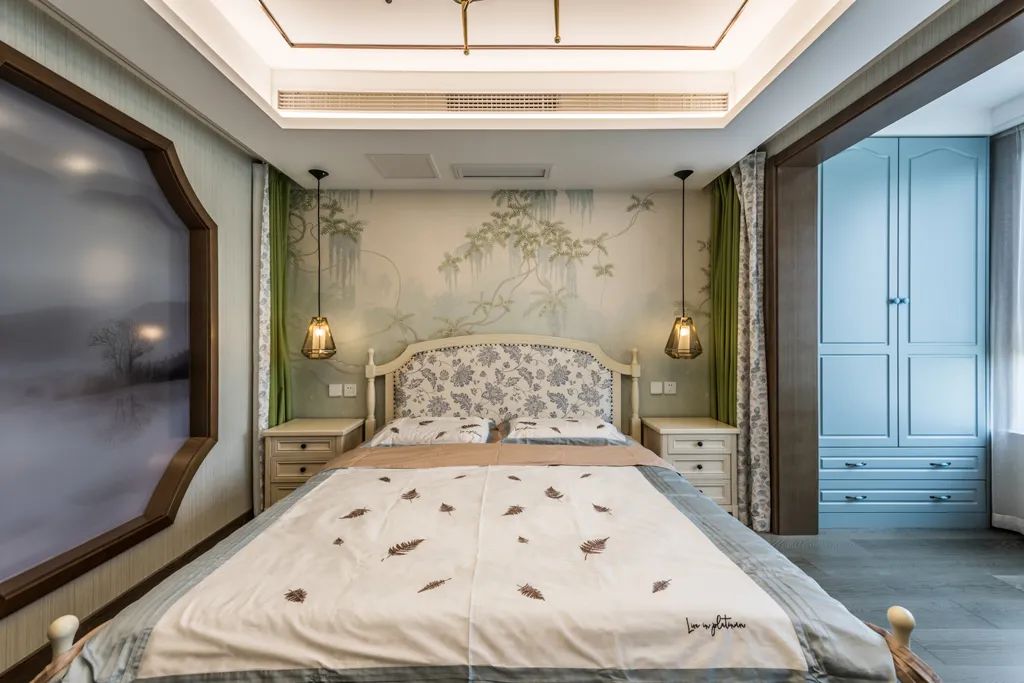 『』现代优雅的别墅，装成新中式风格，静谧舒适、雅致禅意的生活