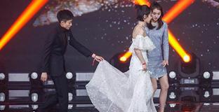 马天宇|男明星人品如何，全看他们手放哪，马天宇牵裙子，陈伟霆抢麦克风