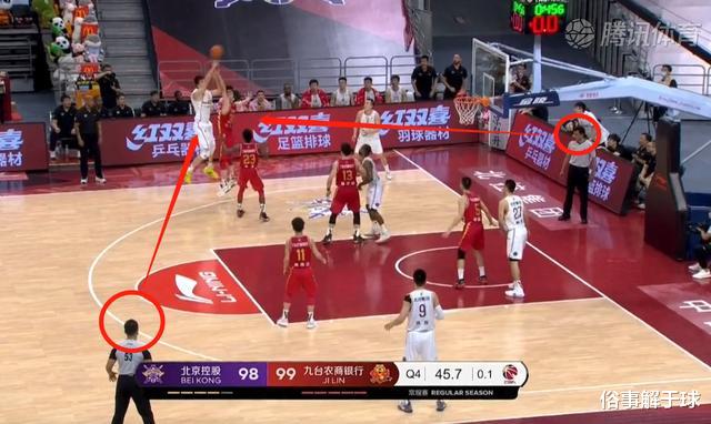 绝杀@北控积分榜第三名应取消?录像回放揭露重大误判,裁判承认错误