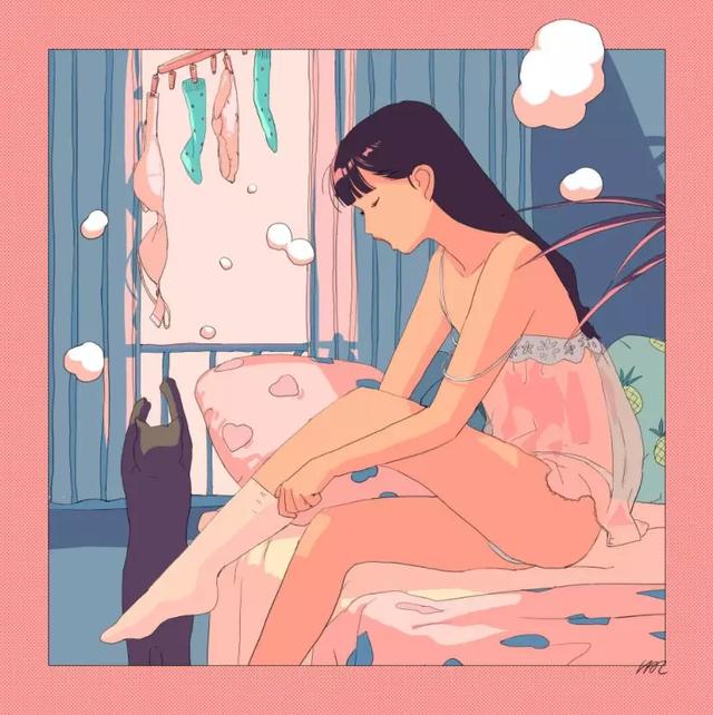 爱猫，独居，90后，她用笔画出了自己的美丽生活