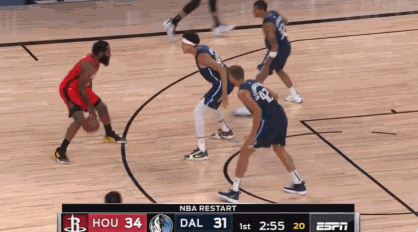 詹姆斯·哈登|49+9+8+3+3！哈登创多项纪录，拼到险些受伤，加时逆转独行侠