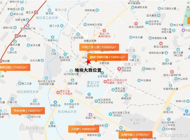 南岗文昌街附近地块出让！为棚户区改造项目！涉及商住地超2万平