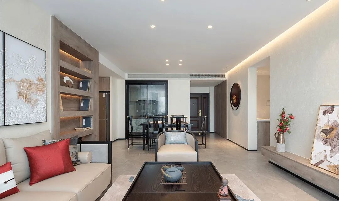 【设计师】新中式也有低奢？带你看不一样的140㎡新中式设计！太漂亮了