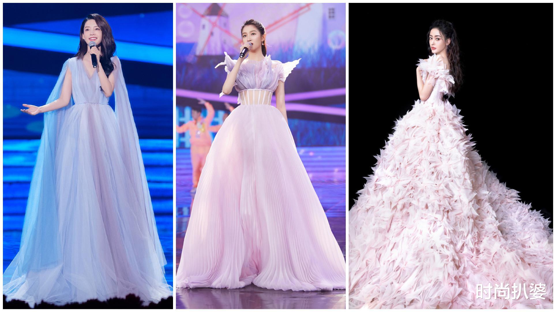 国庆晚会|国庆晚会韩红瘦了，张韶涵精致如瓷瓶！杨紫穿对裙子却保守封腰