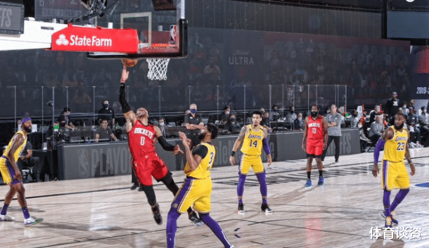 詹姆斯·哈登|3连败！哈登威少被湖人打爆，篮板26比52成笑话，双MVP被魔球坑惨