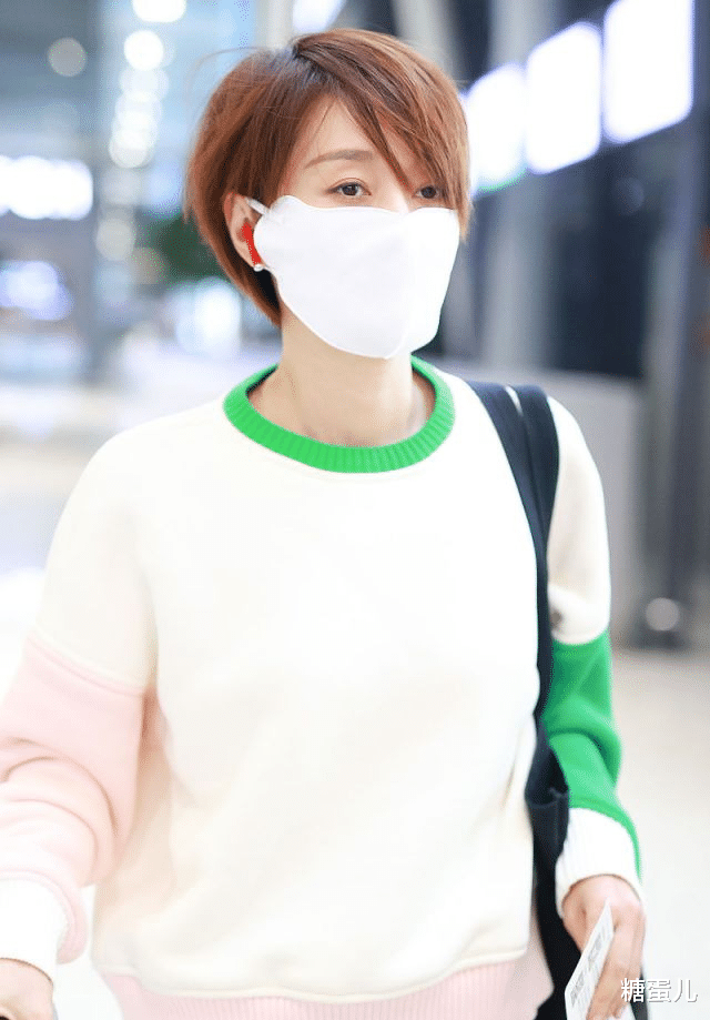 短发|马伊琍剪了新短发，又染了新发色，整个人变得更加清纯！