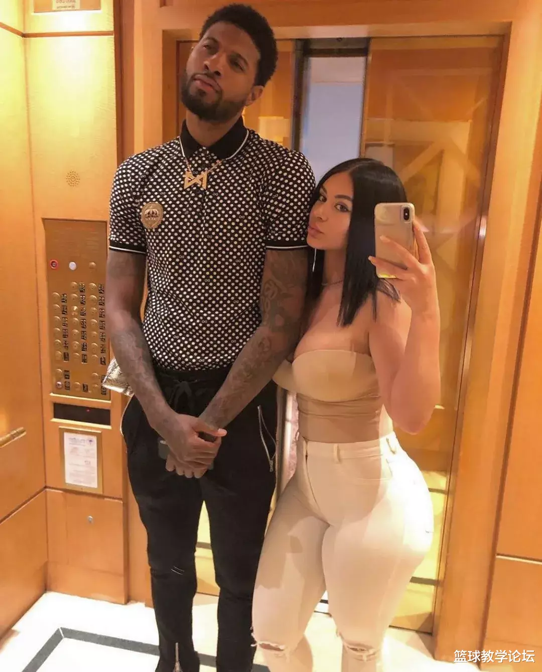 快船队@拒绝100万美元分手费!10个詹娜也没她大!难怪乔治控球满分