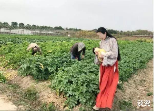 粉色|张纪中小娇妻穿汉服秀魔鬼身材，产后身材恢复好，却被批太暴露