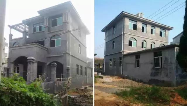 晒晒我家的三层别墅, 光毛坯就花了50多万, 还有前后院