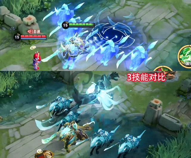 关羽|关羽武圣传说皮肤值不值得买？对比一下冰锋战神特效，你就知道了