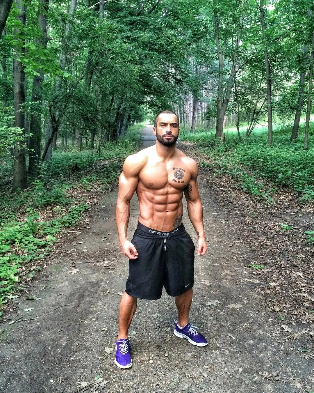 健身▲健身圈公认最牛X的6块、8块、10块腹肌男模