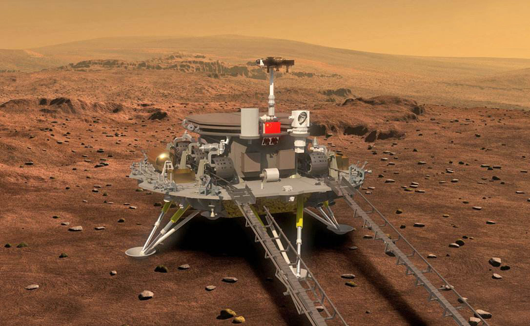 着陆器|823万公里外,天问一号传来好消息,曾回眸看了一眼我们地球家园