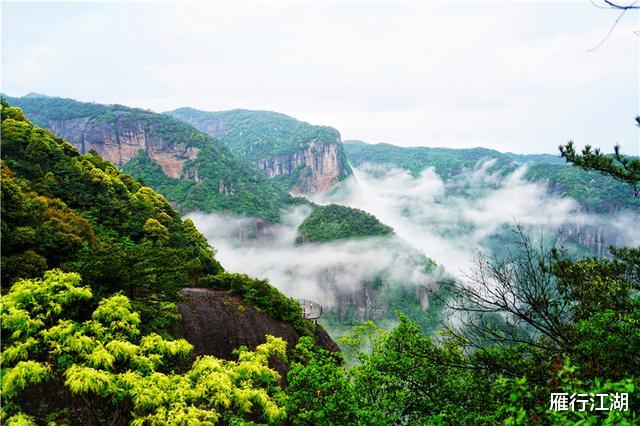 【上海市】浙江最有仙气的山,常年云雾缭绕,悬崖上的蝌蚪文至今是千古之谜