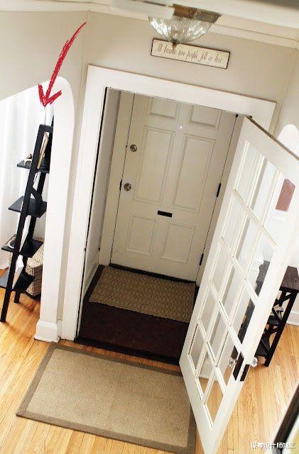 |没玄关没隐私，围着入户门搭建小房间，只花了1㎡就收获4大好处