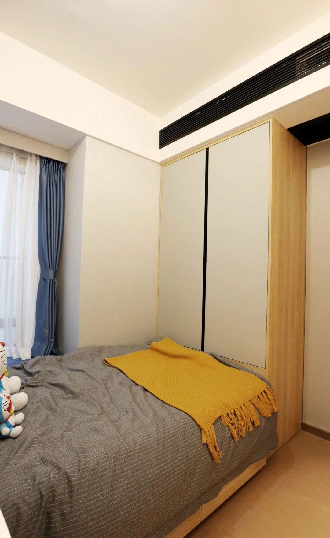 「」113㎡现代范，去风格化的设计，布置暖色家居，舒适温馨有档次