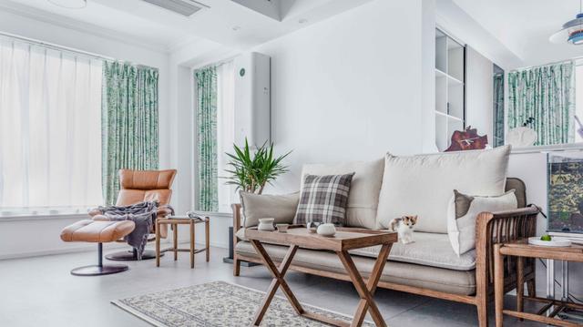 【】灰砖白墙，这应该是最简单的硬装了，花费7W，效果却超好！