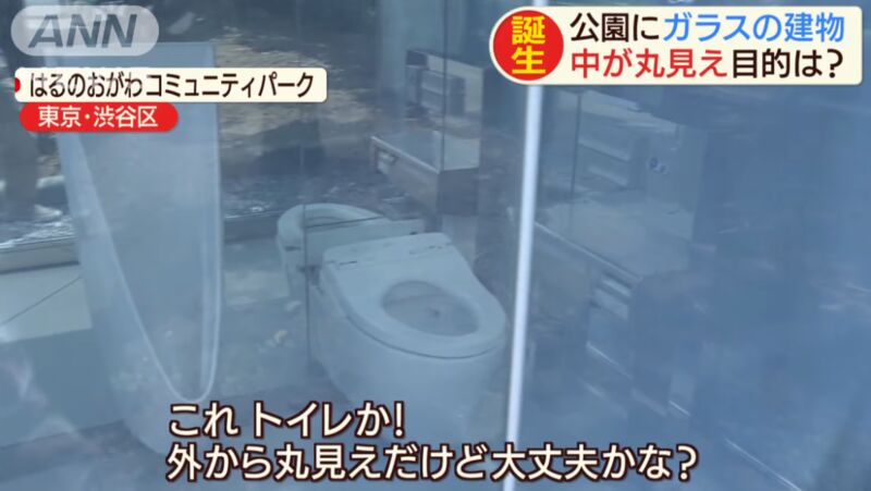 日本推出透明型公廁, 大庭廣眾之下體驗別樣裸奔-圖3