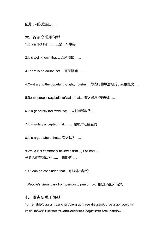 「作文」高中语文提分技巧:【作文】高考写作高级功能句型汇总