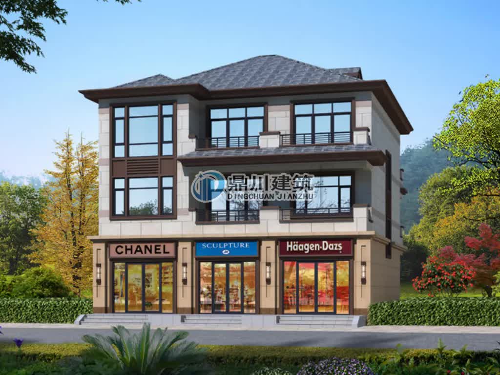 |6栋农村别墅设计，每栋都大气威风，户主在村子里肯定面子十足