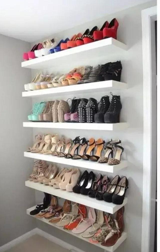 换季了，聪明的女人只用这4招就收纳了这么多双鞋子