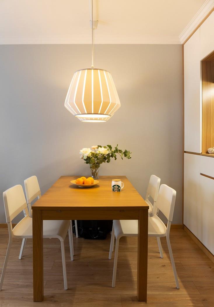 @太喜欢这种清新自然的木质色调了，51㎡小两房也能打造得这么温馨