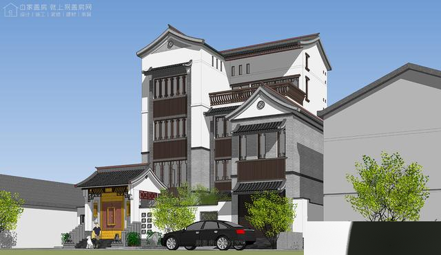 ?山西运城贾家中式别墅