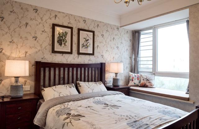 ##120平美式风，将餐厅上抬30公分，营造楼上楼下豪宅感，奢华极了