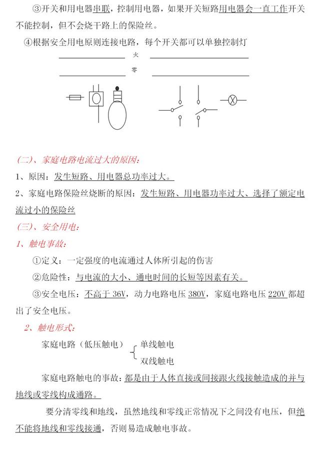 『物理』初中物理必考重难点——《电功率+欧姆定律》知识点总结！