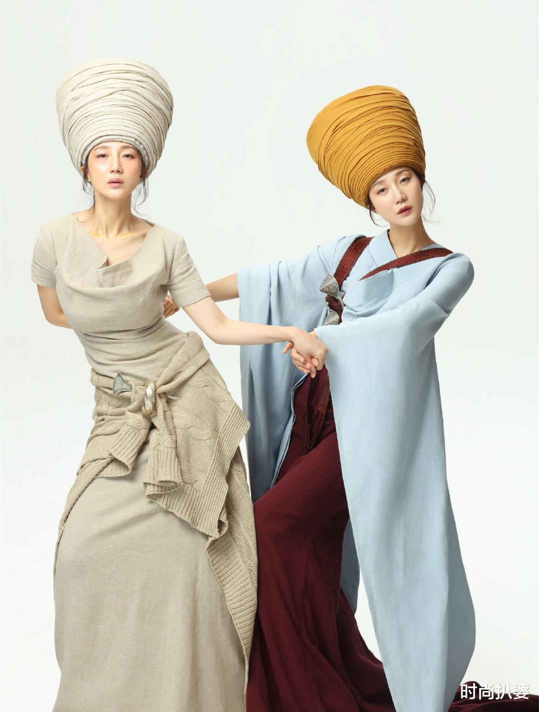 姐姐|姐姐成团夜造型，蓝盈莹发型油腻，万茜香奈儿不敌阿朵民族风抢镜