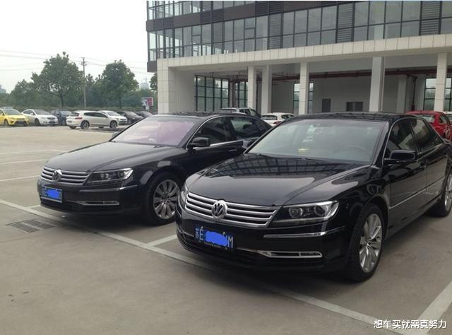 大众辉腾■150万的V8辉腾遇240万辉腾W12，保养时相逢，两车主坦言相见恨晚