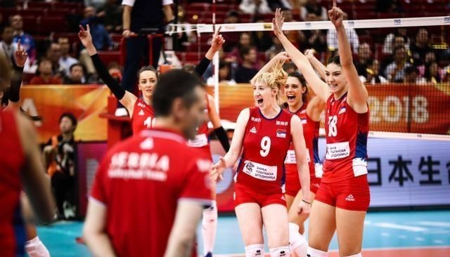 塞尔维亚队@中国女排东京奥运卫冕迎利好，头号竞争对手一主力球员意外落选