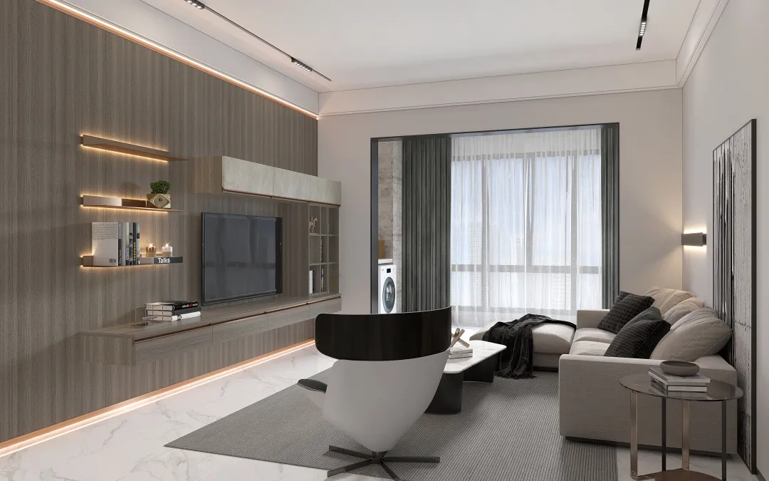 |当简约遇到轻奢，这便是理想中家的模样