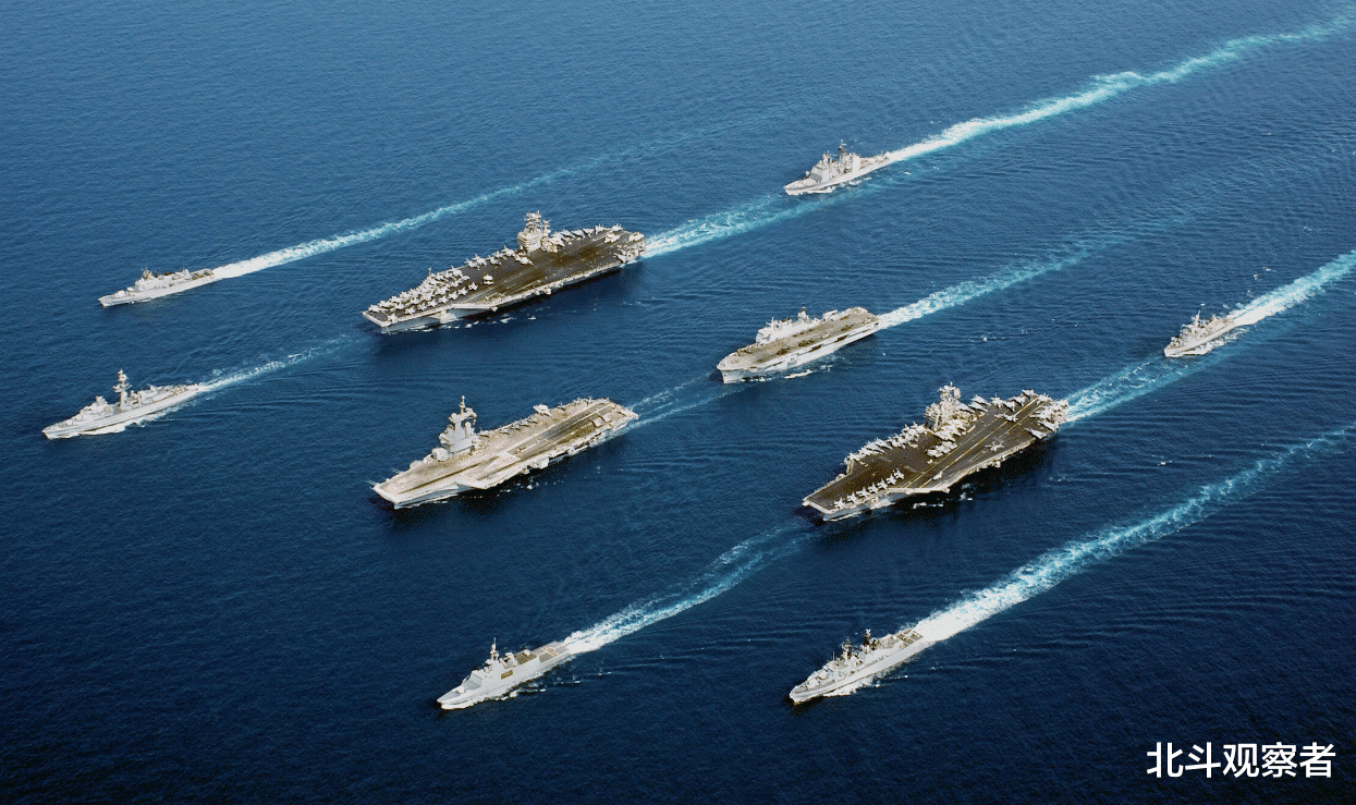 |美国终于醒悟，头号对手并非中俄，一声不响造出7艘航母才最可怕