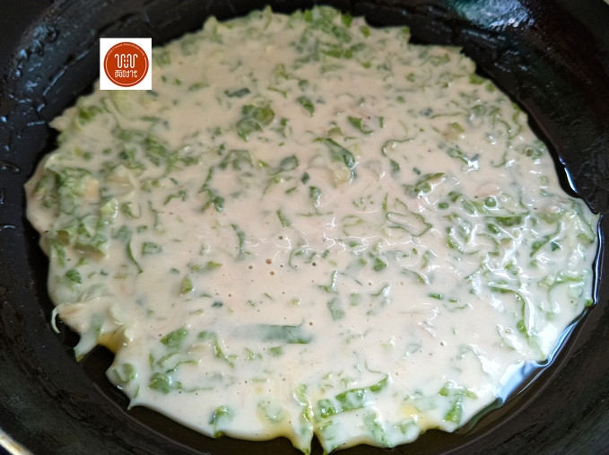 「面食」春季多吃蔬菜早餐饼,手不沾面,筷子一搅,营养又美味,太好吃了