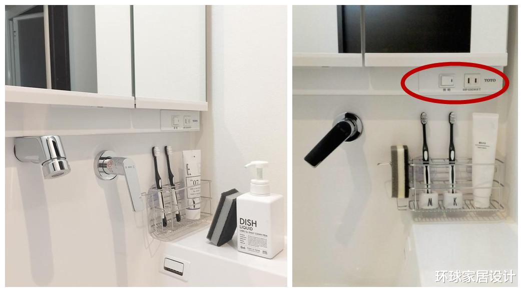 |洗漱台小小一块地方，看看日本的细节设计，小而不乱很人性化！