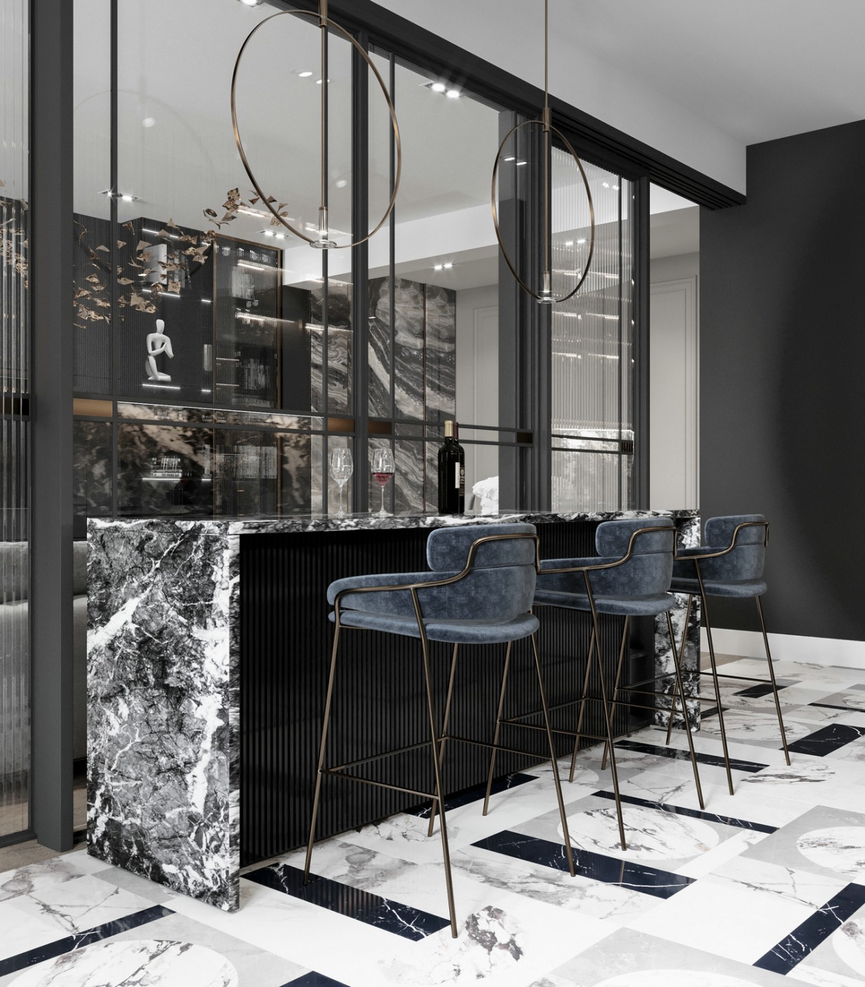 「」现代轻奢风装修案例赏析——品质与美学相交融