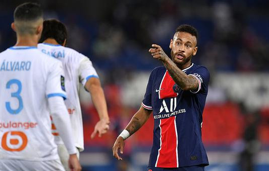 内马尔|无底线!马赛球员粗暴反击:把内马尔PS成哭泣的狗,嘲讽巴黎