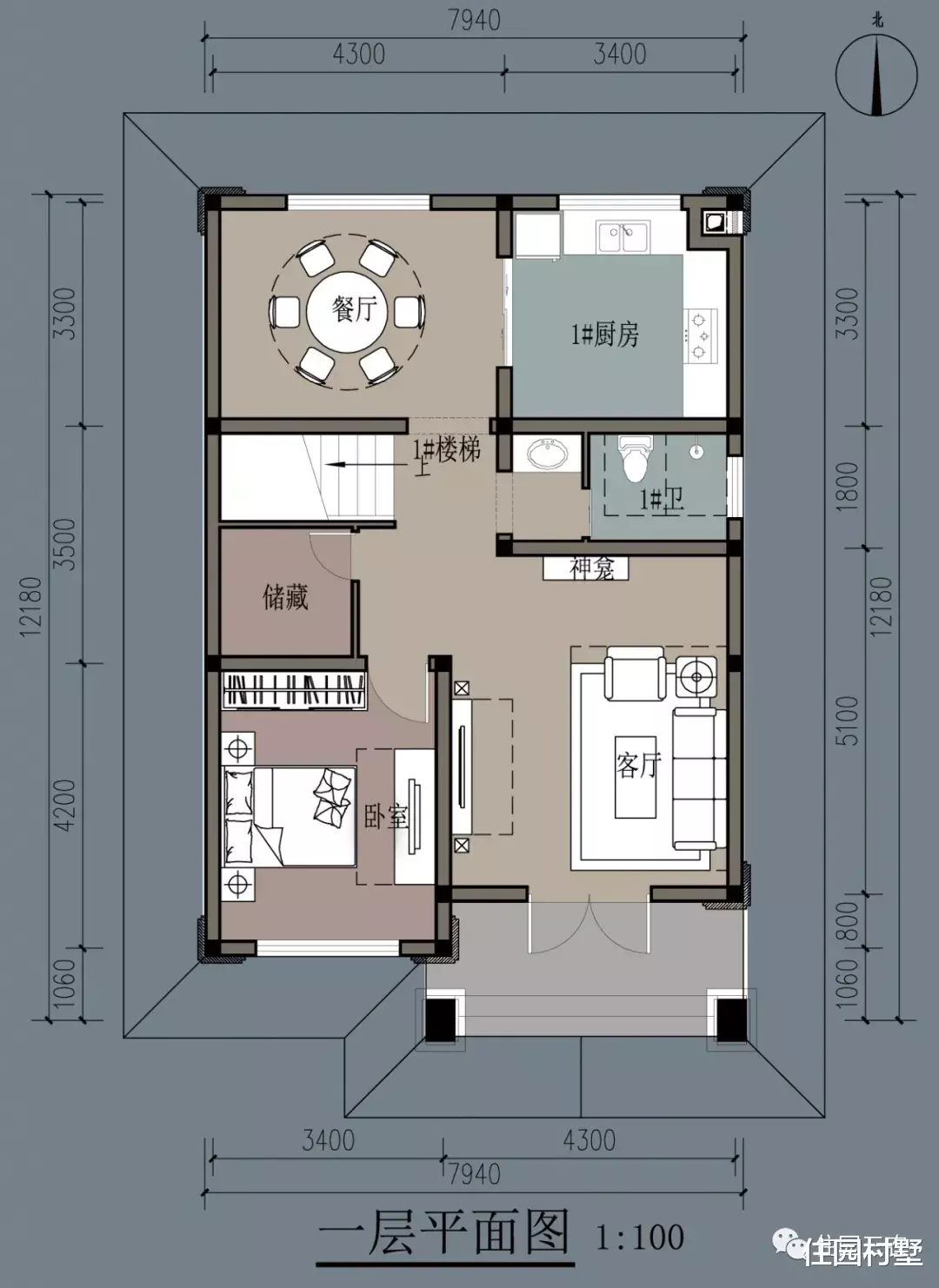 |农村自建二层小别墅，面宽不到8米，4室1厅，干净利索，挺好