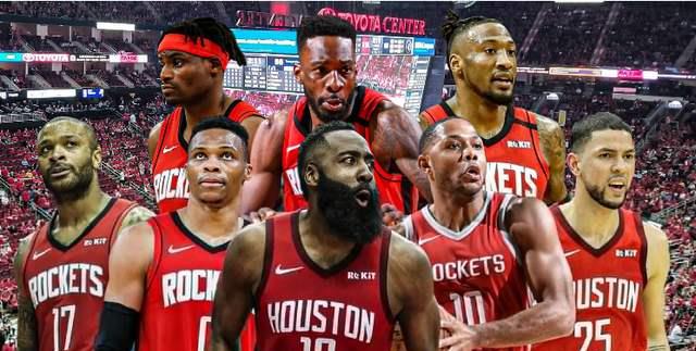 火箭队|火箭重建交易哈登威少？美媒给出7换17交易方案，勇士组新四巨？