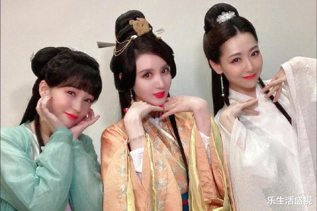 白冰|《神话》三美再度扮演剧中人物造型，白冰造型被吐槽，金莎惊艳出场