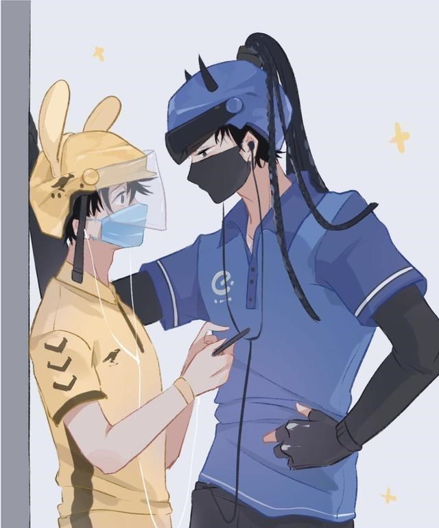 美团|美团和饿了么外卖小哥同人作品竟如此惊艳，反差萌的既视感太棒了