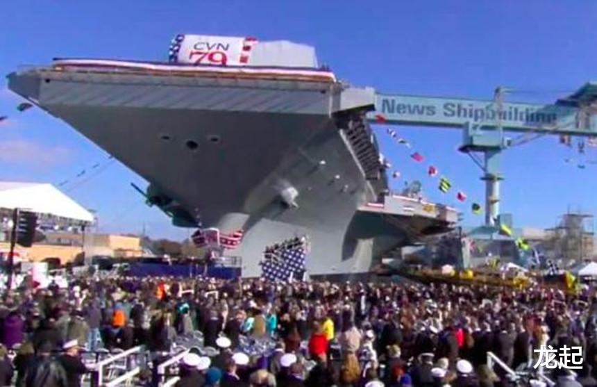 『战舰』历时八年建造，又一艘10万吨航母大功告成，美赞叹不已：世界最强