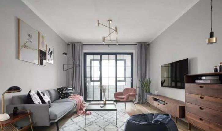 []106㎡北欧风半包花7万，把阳台变成了休闲吧台，这样的设计真讨喜