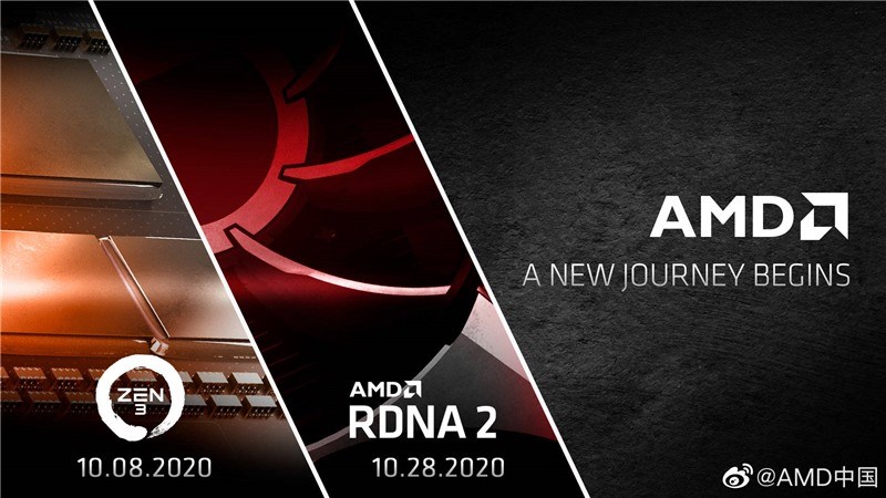 显示器|AMD Zen3/RDNA2官宣：10月8日/28日发布