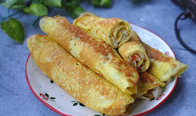 『银耳』儿子早餐最爱它，1周5次都吃不厌，烫一烫卷一卷，做法好简单！